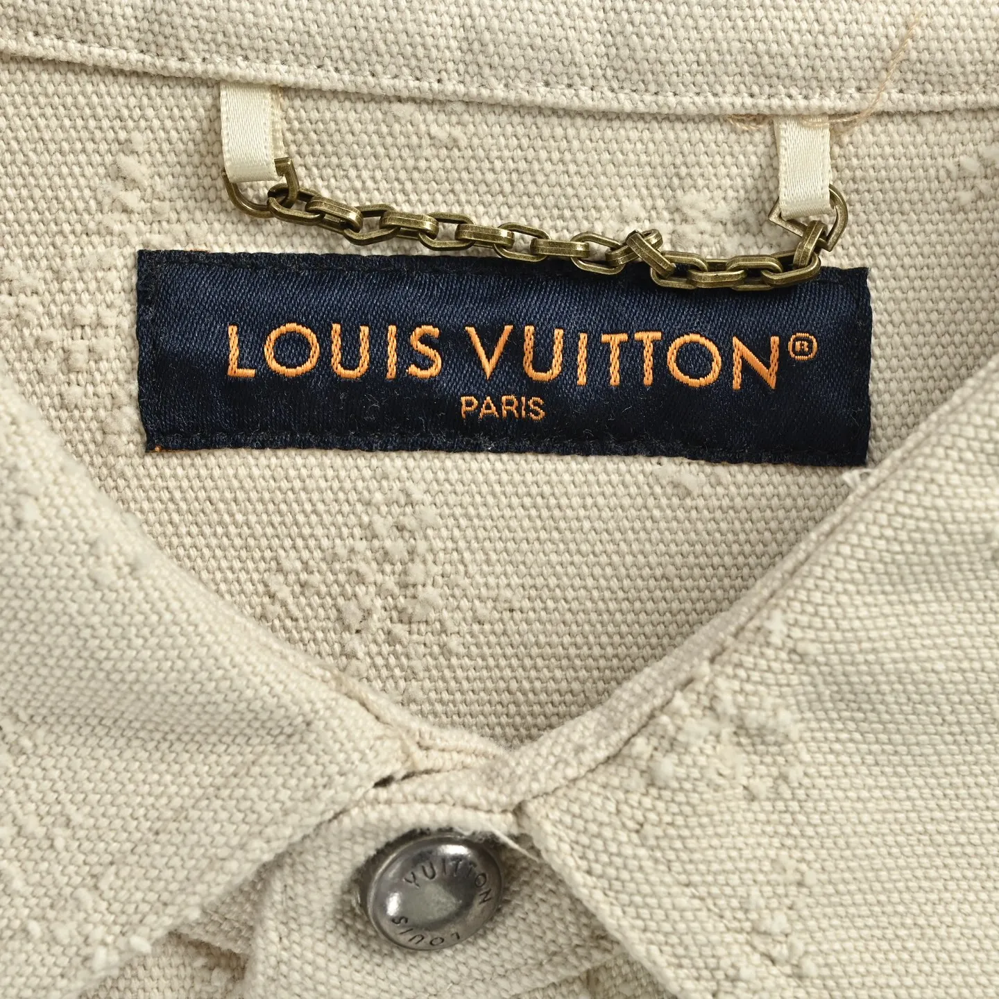 Louis Vuitton/Louis Vuitton presbyopic needle-punched denim shirt jacket